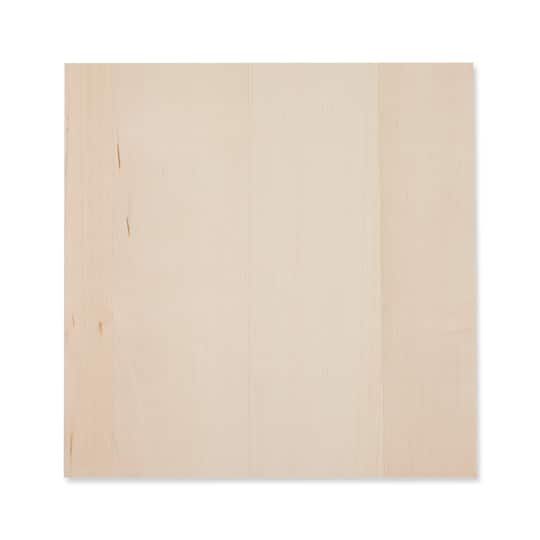 12&#x22; Basswood Square Panel by Make Market&#xAE;